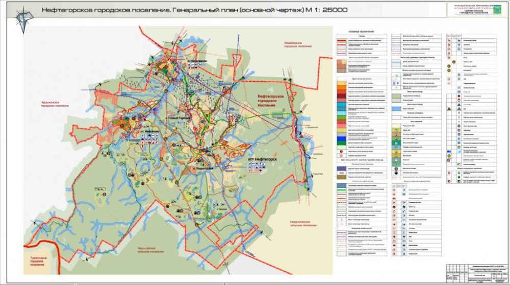 Генеральный план Нефтегорского городского поселения